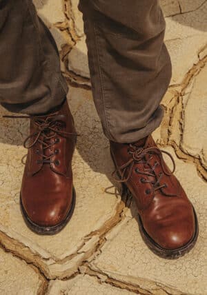 angel men copper vegetal leather
