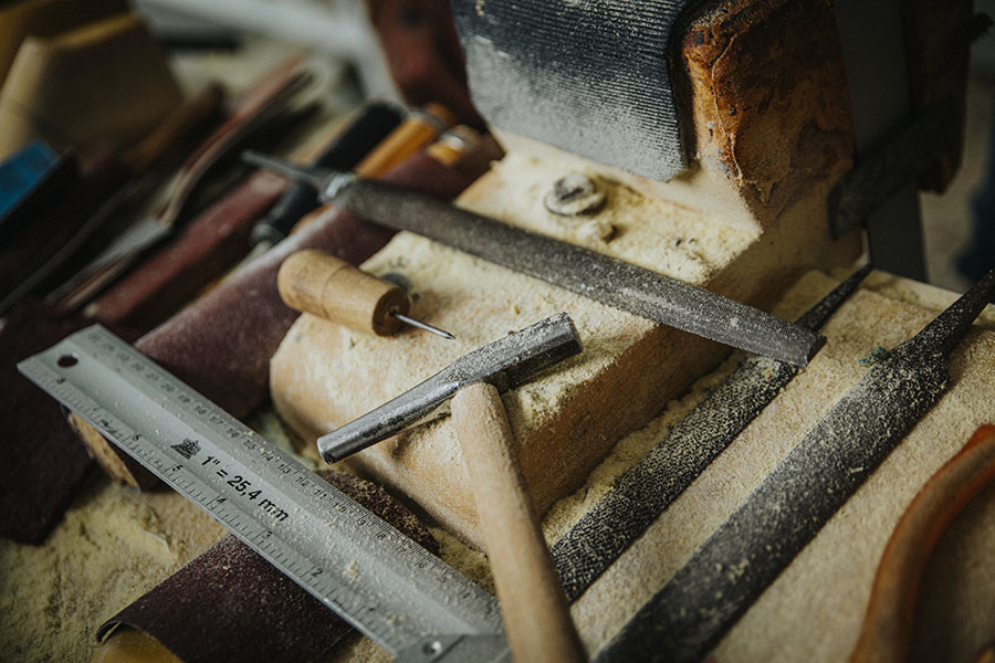 The tools needed to make the Oodoo boot last.